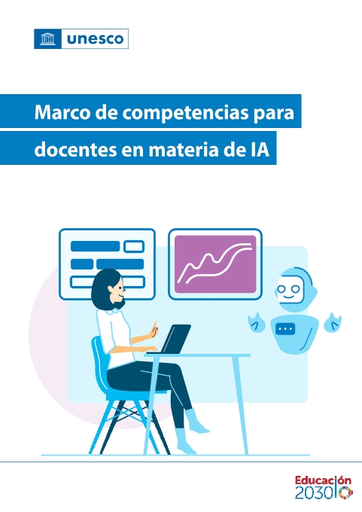 Capa: Marco de competencias para docentes en materia de IA — UNESCO
